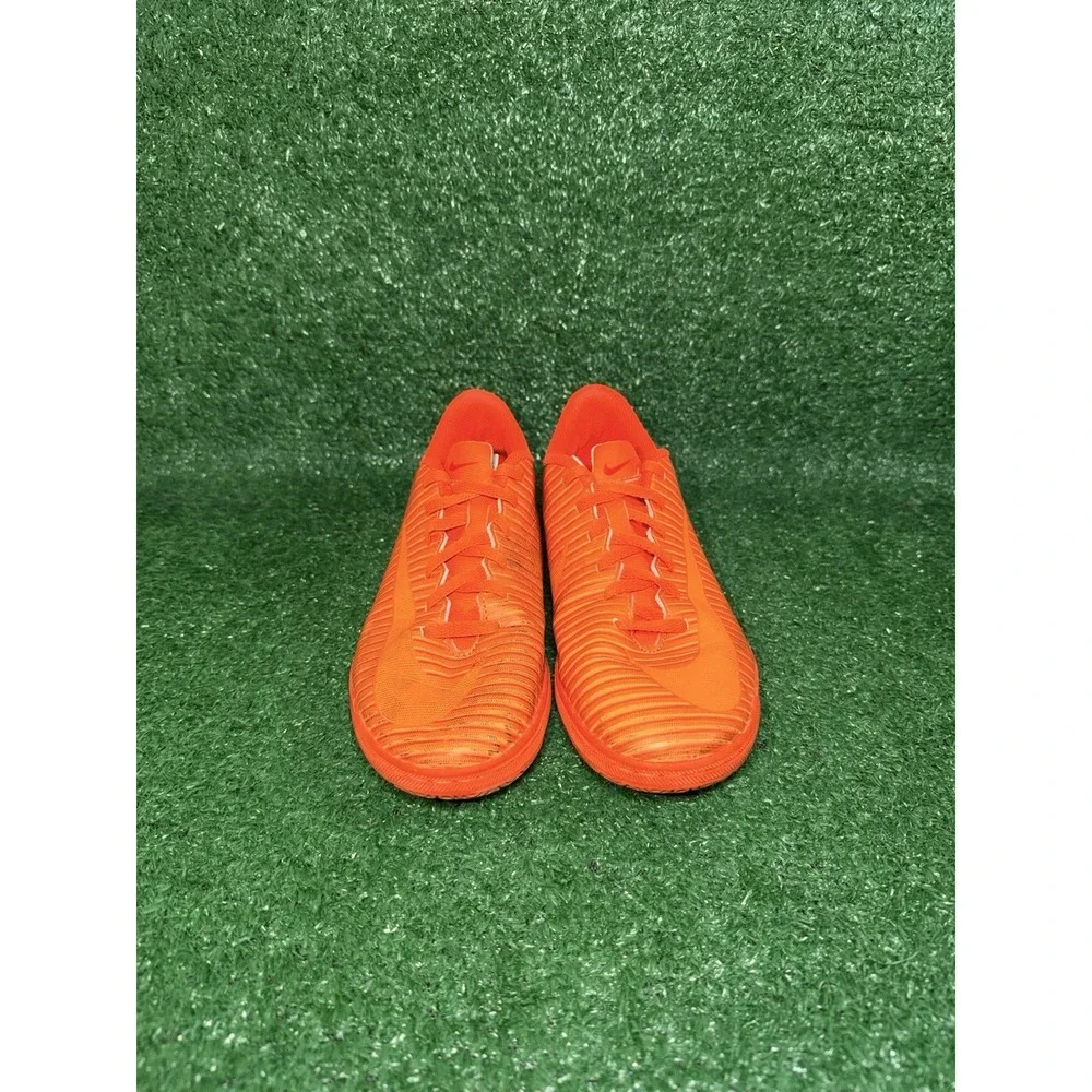 Nike Zoom Mercurial X Soccer Shoe Cleat Sneaker Bright Orange Kids Youth Size 6Y